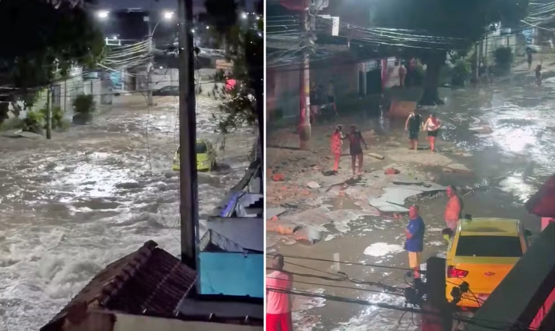 Rompimento de adutora deixa idosa morta no Rio